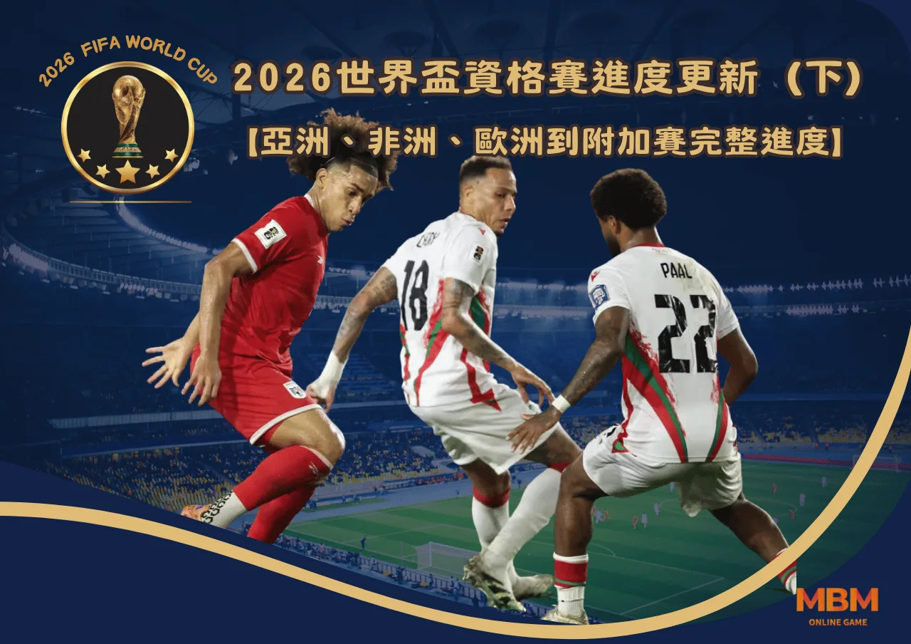 2026世界盃資格賽進度更新（下）｜亞洲、非洲、歐洲到附加賽完整進度