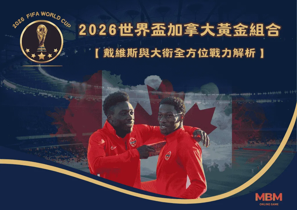 2026世界盃加拿大黃金組合：戴維斯與大衛全方位戰力解析