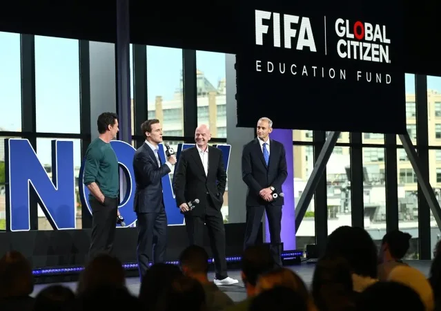 FIFA與國際非營利組織Global Citizen合作設立基金